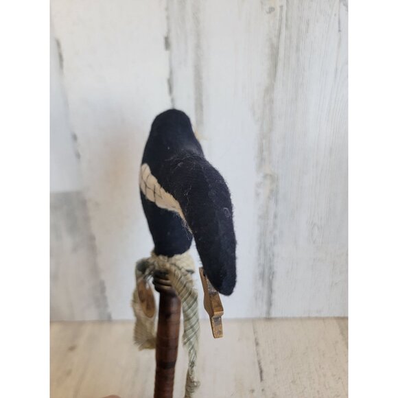 Unique crow mini staff Halloween Caw rustic star bird decor - Picture 6 of 10
